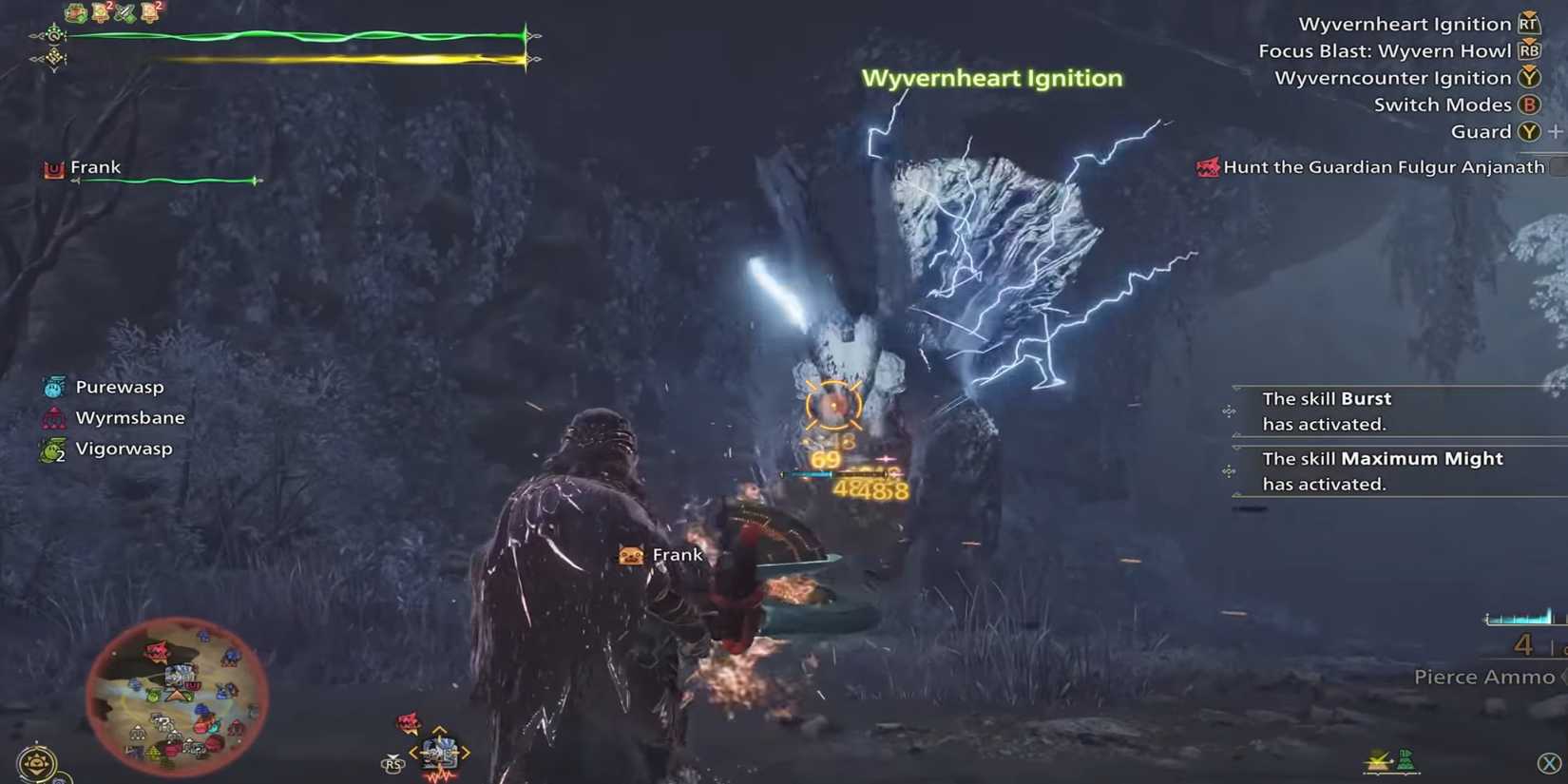 Monster Hunter Wilds heavy bowgun fulgur anjanath