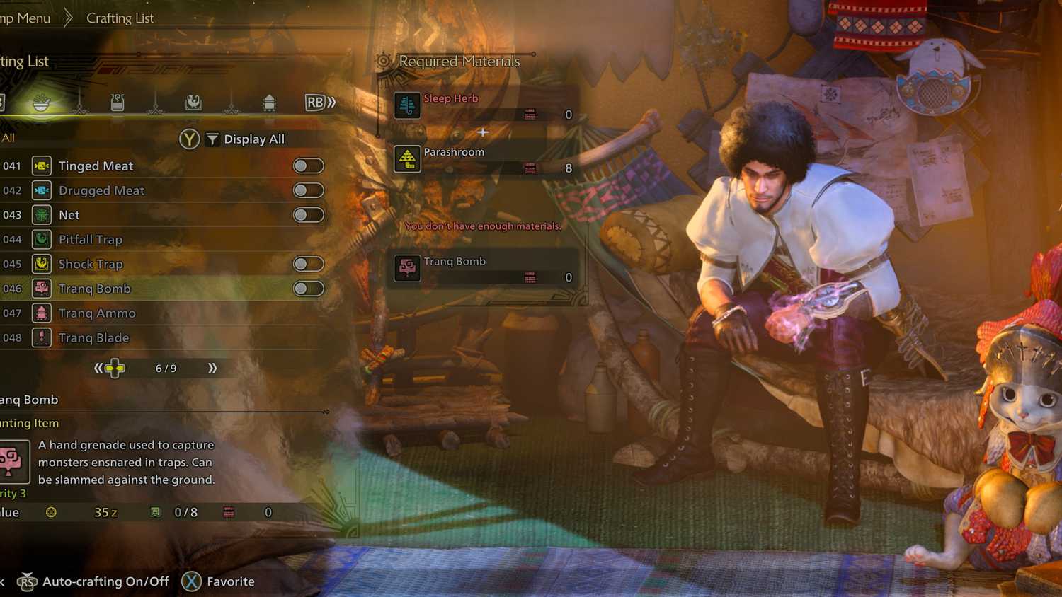 Itens tranquilizantes