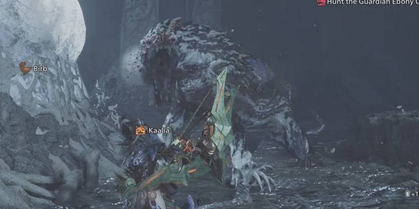 Monster-Hunter-Wilds-How-To-Defeat-Guardian-Ebony-Odogaron-Moveset-Bite