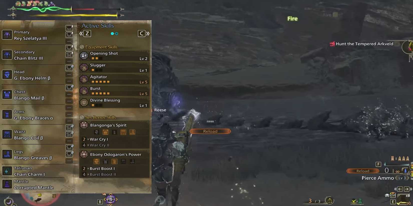 Monster Hunter Wilds light bowgun rey szelatya