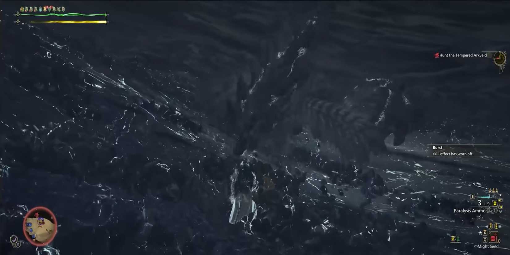 Monster Hunter wilds paralysis ammo arkveld