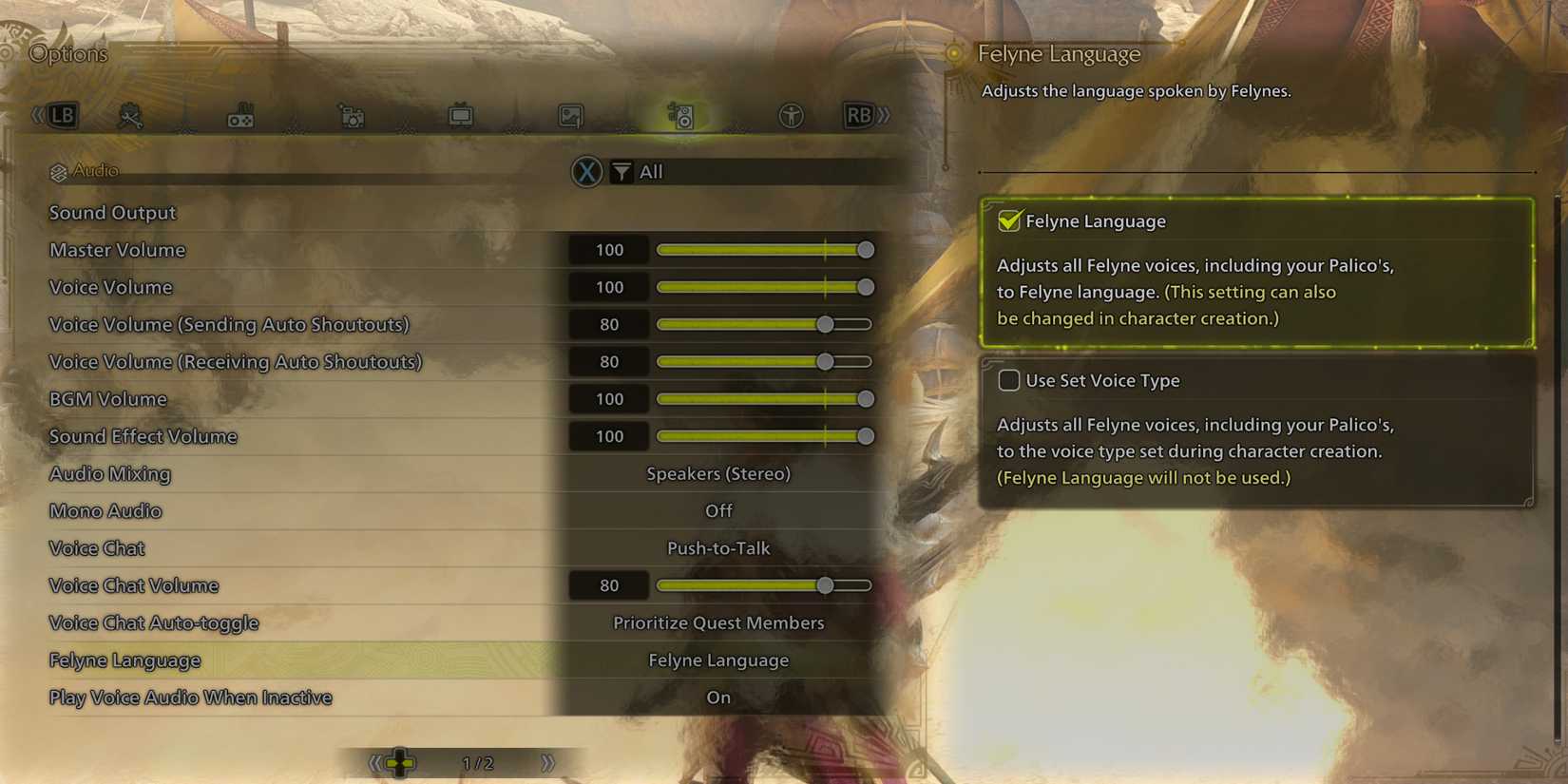 Monster Hunter Wilds Settings To Change First Settings Mh Wilds Felyne