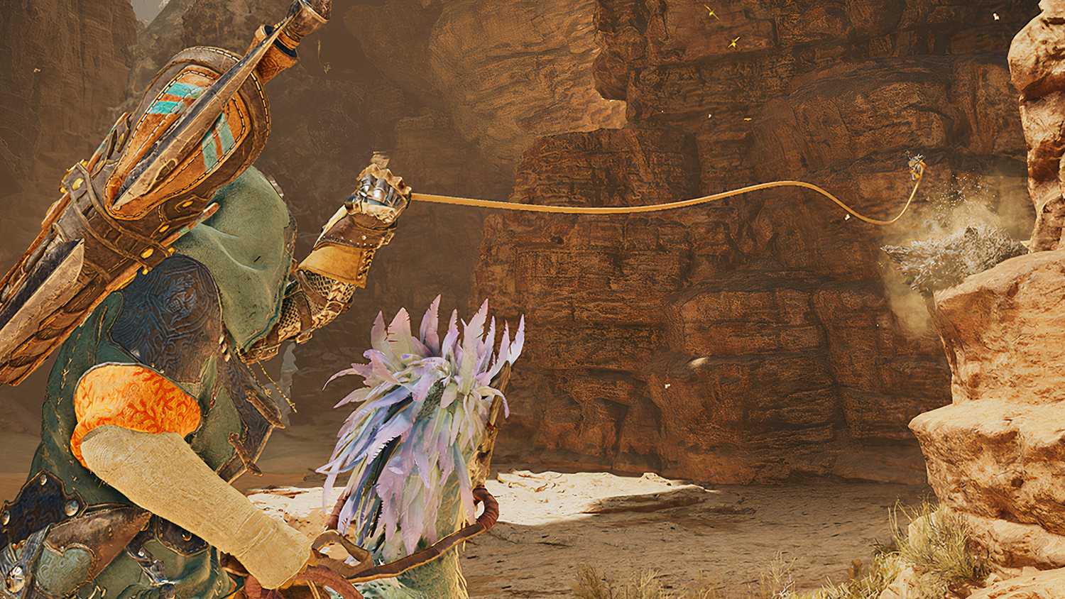 Zielen mit der Schleuder