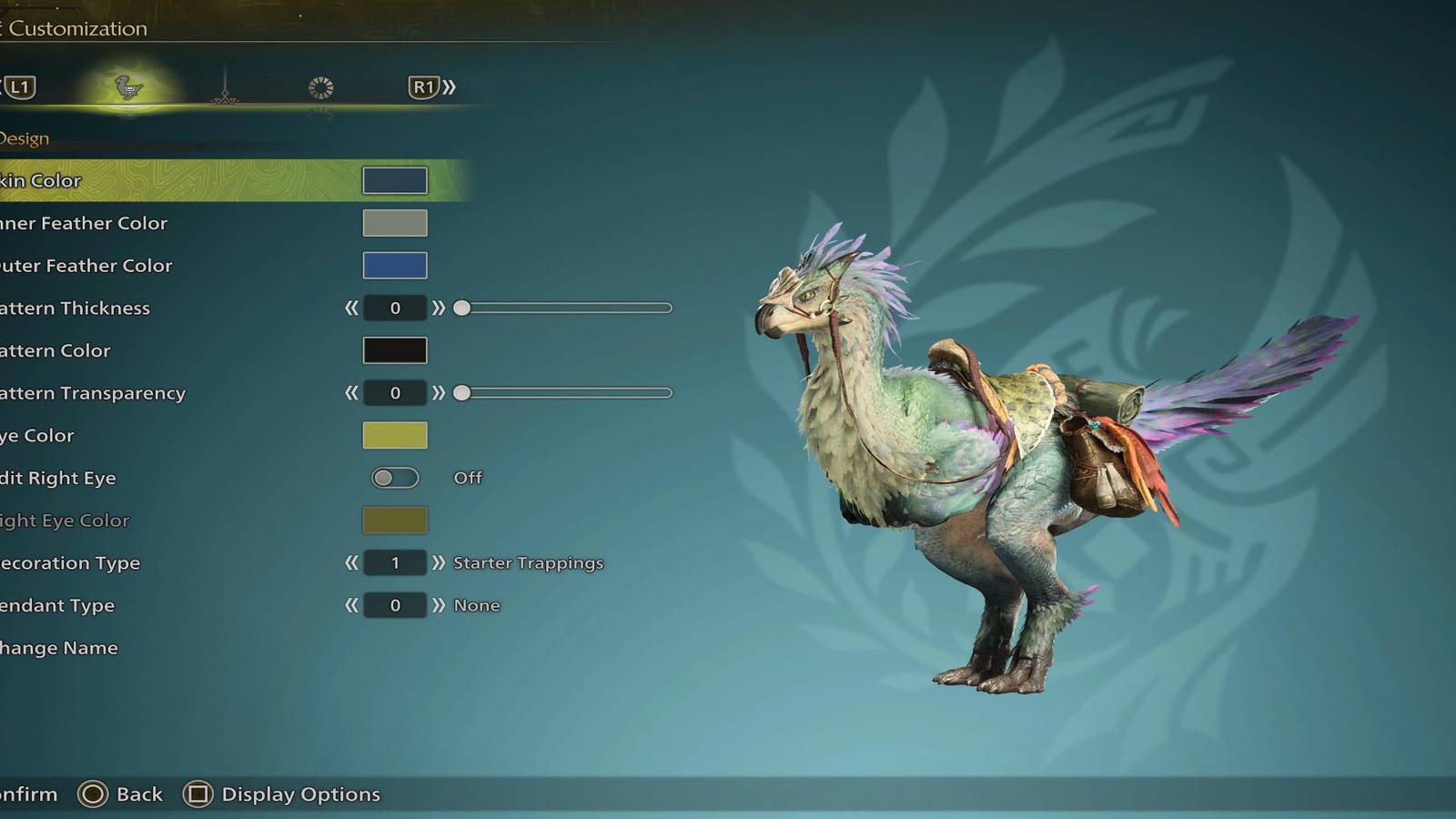 The Player Customizing Their Seikret 