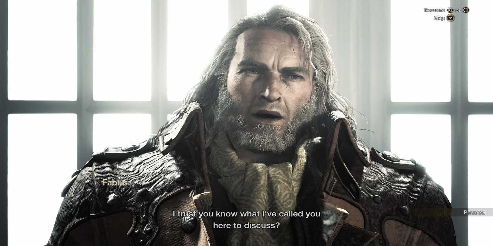 The Cutscene Options In The Top Right Of A Cutscene 