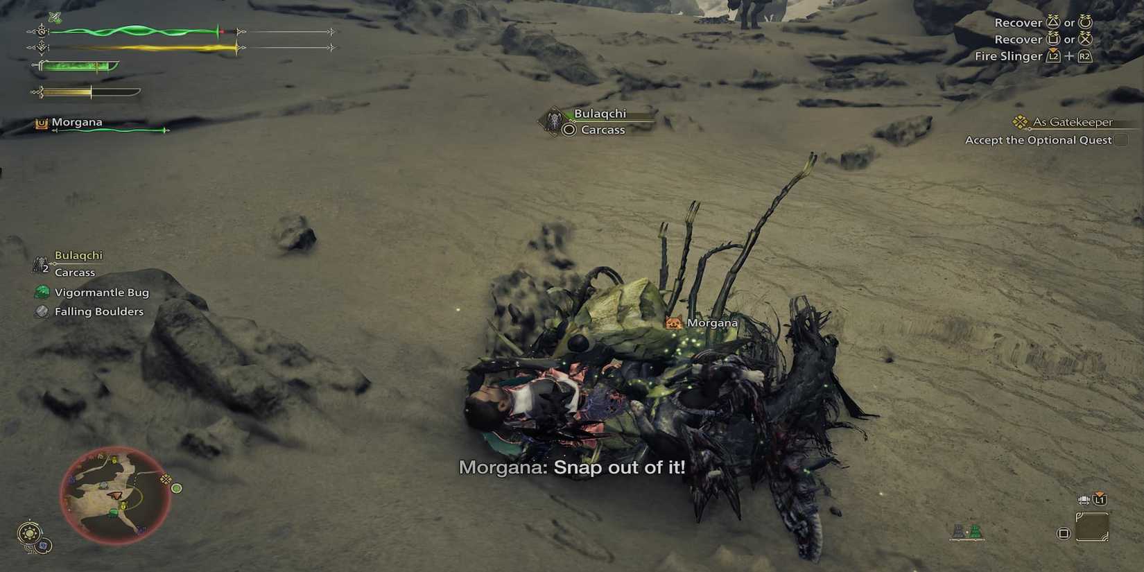 The Player Being Pinned To The Ground By A Bulaqchi 