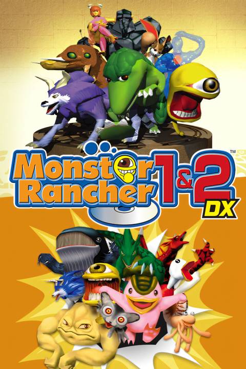 Monster Rancher 1 & 2 DX Cover