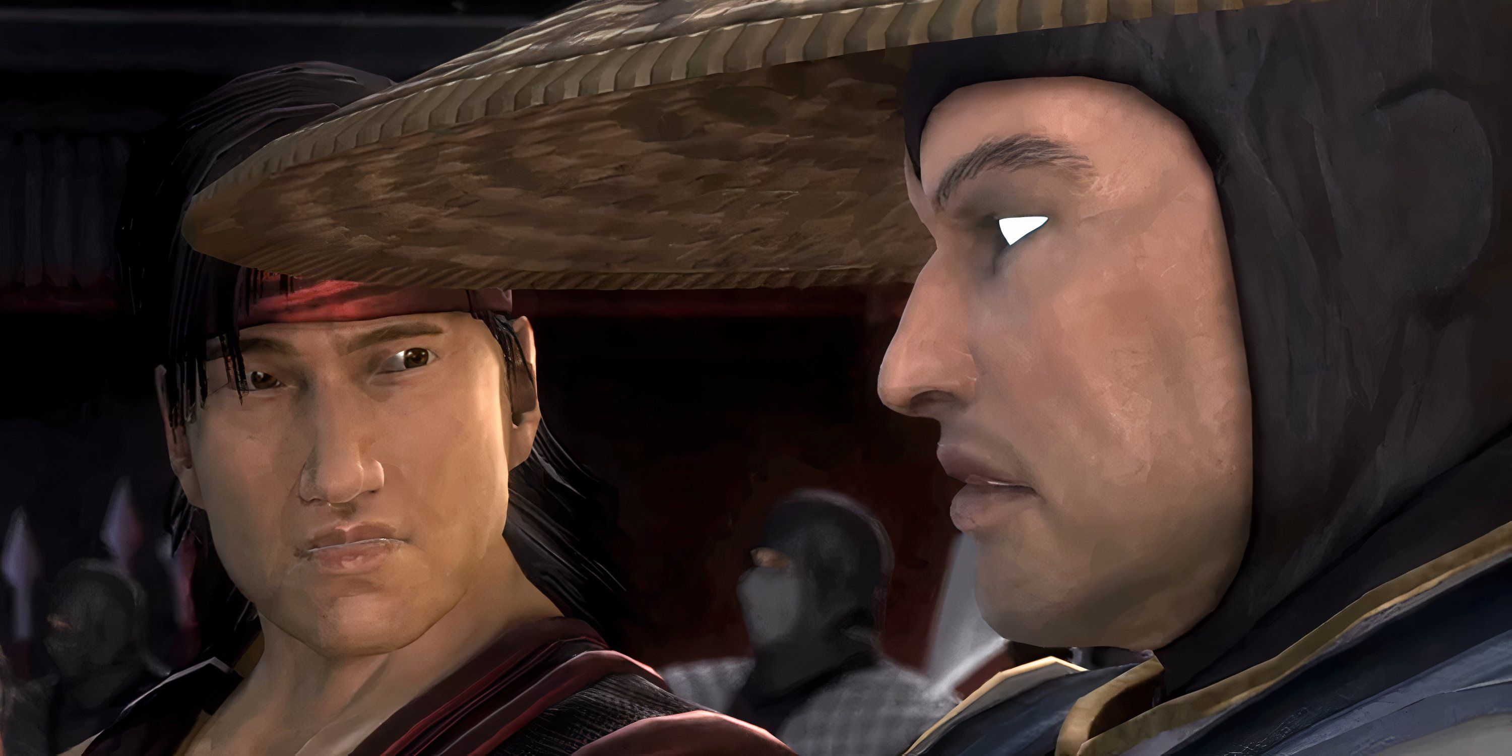 Liu Kang and Lord Raiden in Mortal Kombat 9