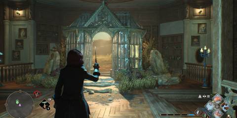 Mountain Vivarium entrance in Hogwarts Legacy
