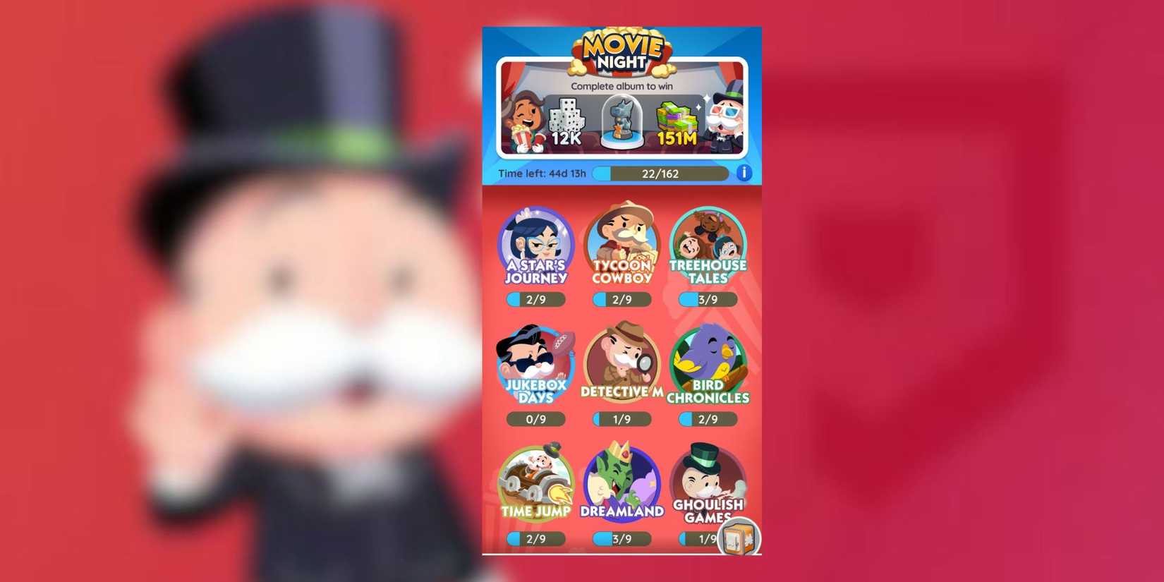 movie night monopoly go 