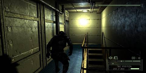 Moving in an alley in Splinted Cell Chaos Theory