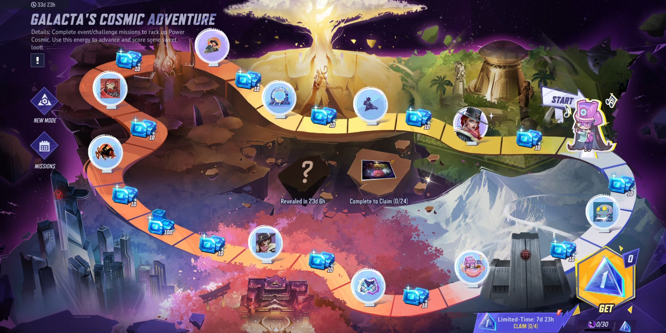 Marvel Rivals' Galacta's Power Cosmic currency used for the Adventure event