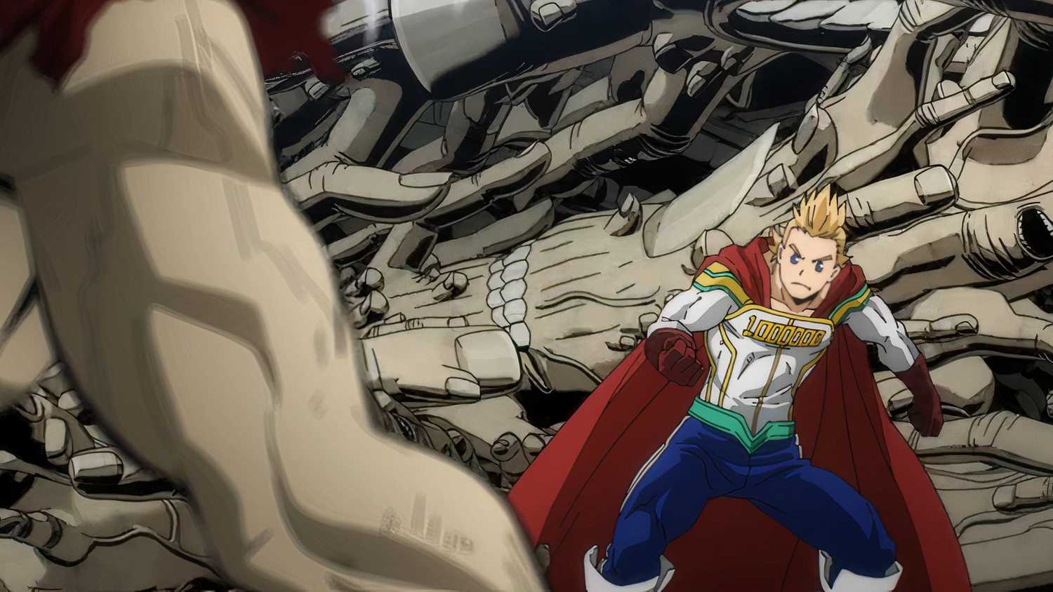 最終戦争で死柄木と戦う通形ミリオ