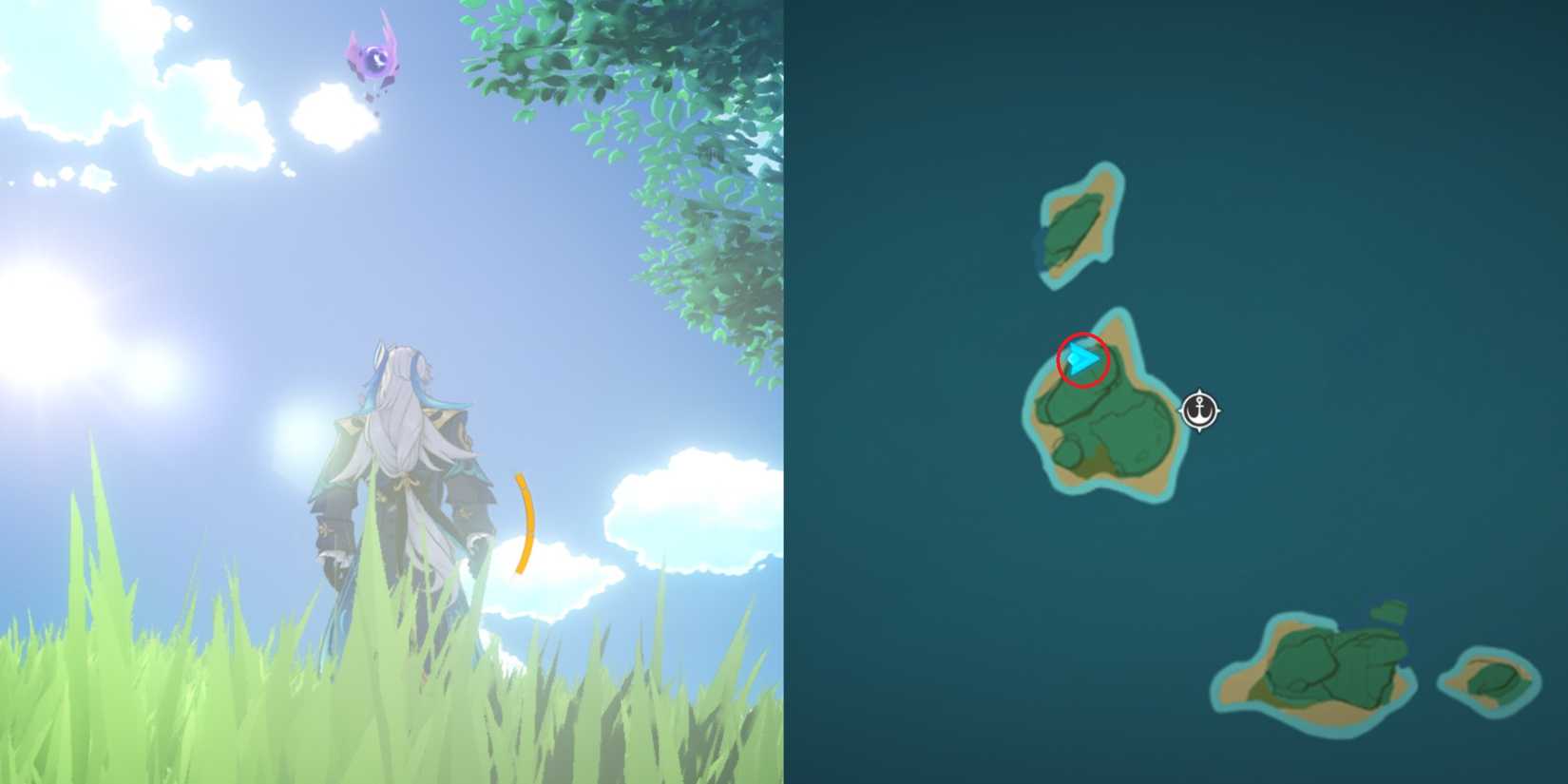 Narukami Island Electroculus Location 1