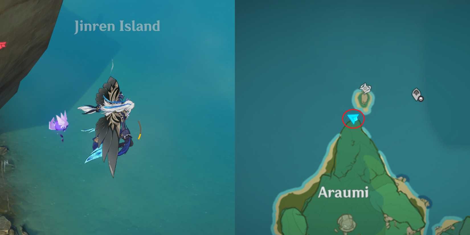 Narukami Island Electroculus Location 31