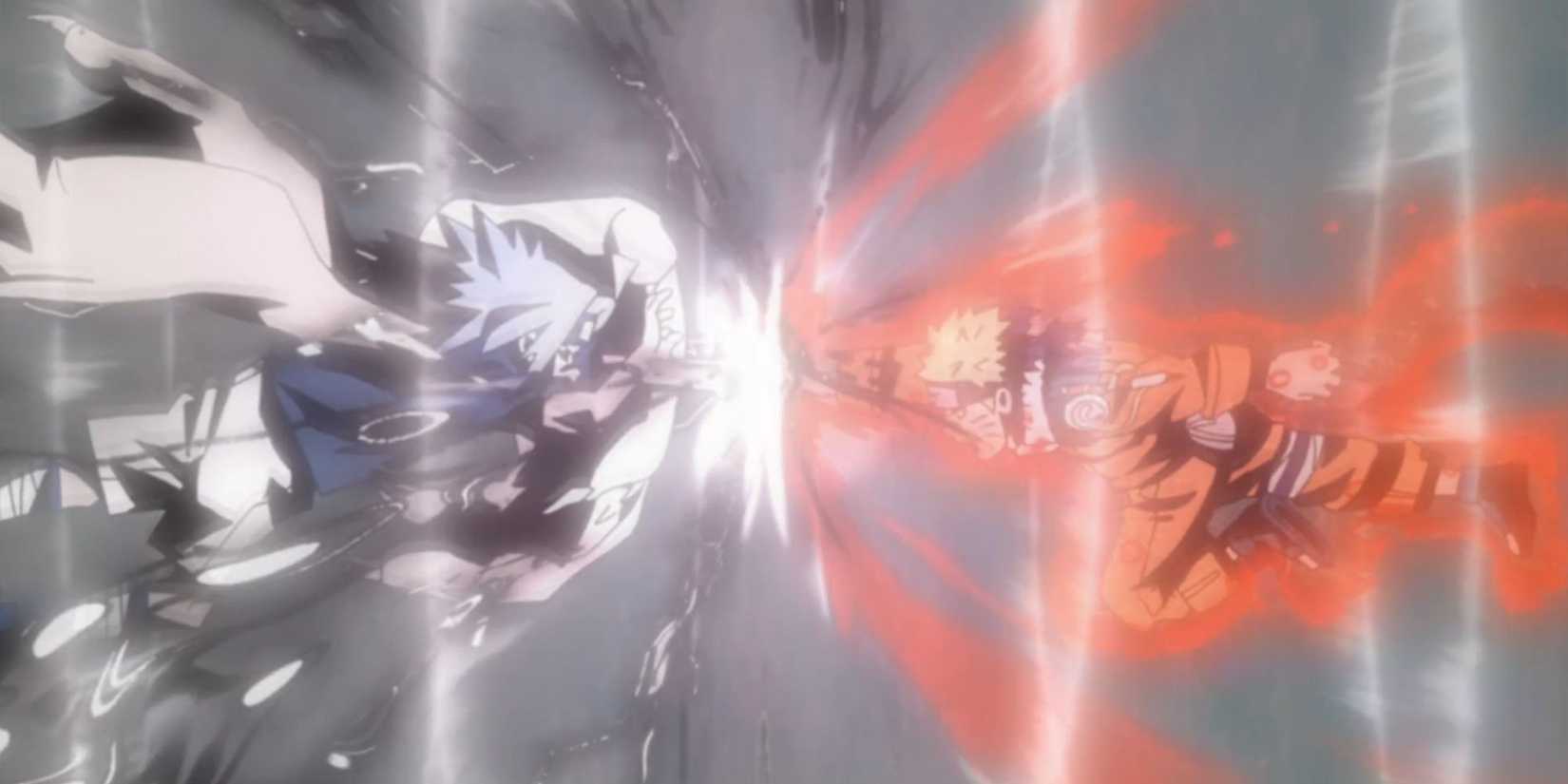 Naruto and Sasuke's final battle.