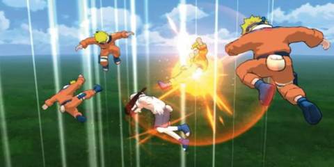 Naruto Rise of a Ninja gameplay