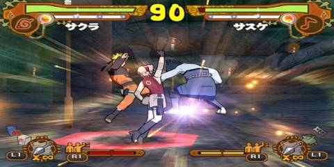 Naruto Shippuden Ultimate Ninja 5 combat