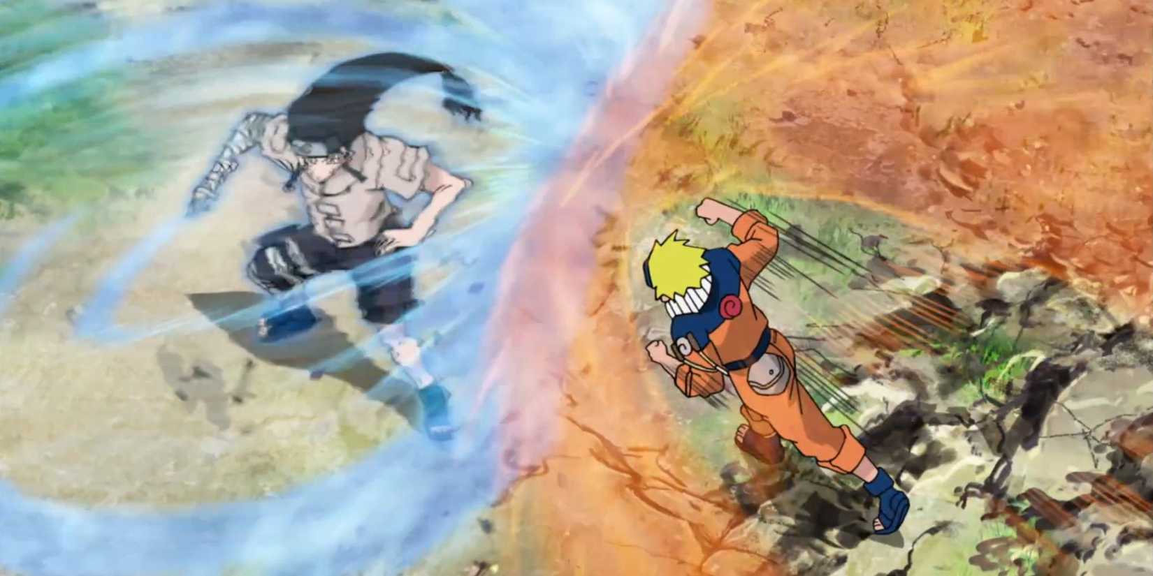 Naruto vs Neji.