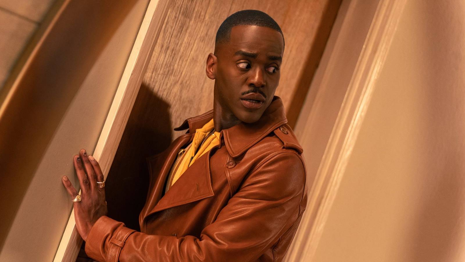 Ncuti Gatwa acting as the Doctor 