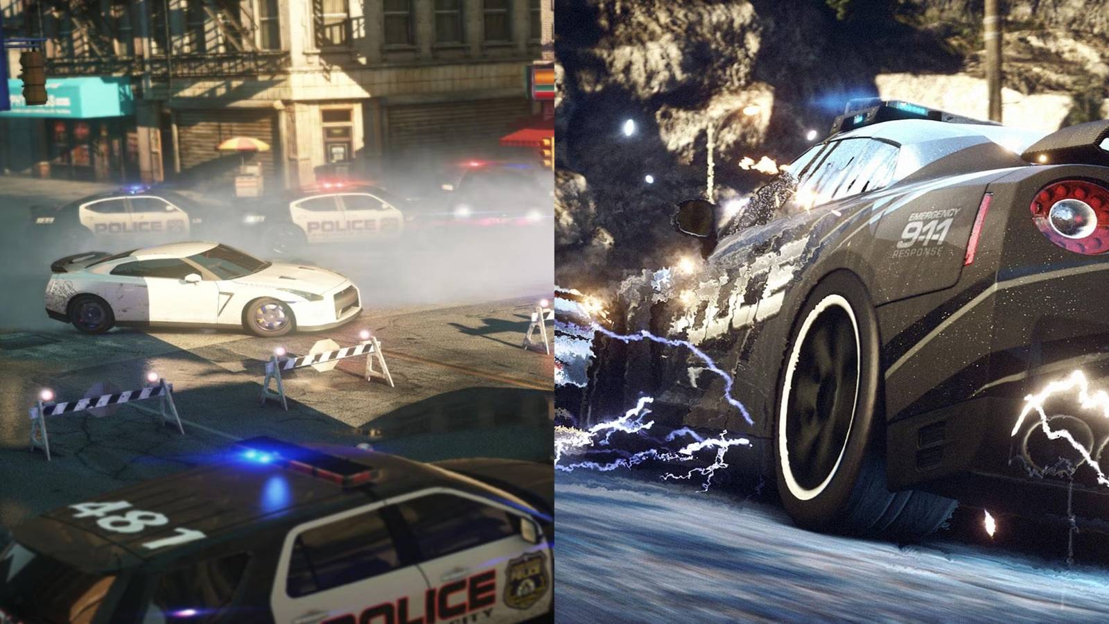 Need For Speed Rivals and Need For Speed Most Wanted (2012)