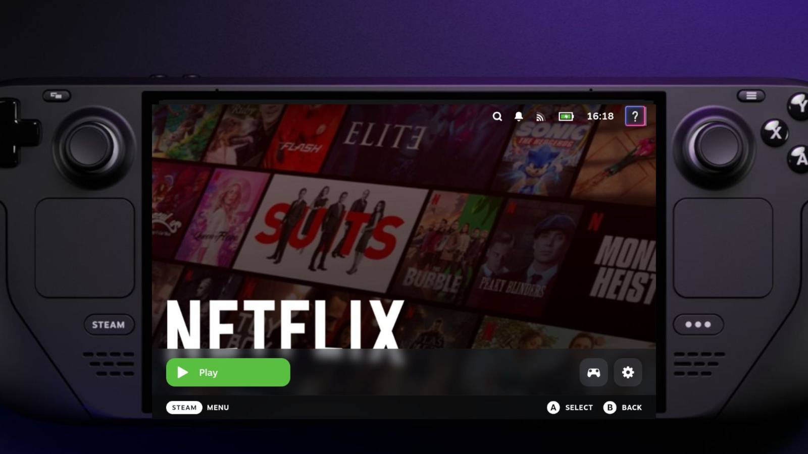 Netflix on the Steam deck