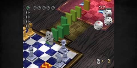 No One Can Stop Mr. Domino! starting a domino chain