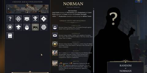 Norman Civilization in Civ 7