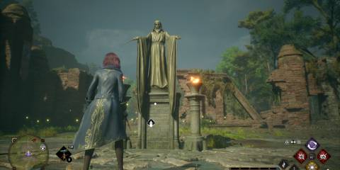 North Coast Battle Arena entrance in Hogwarts Legacy