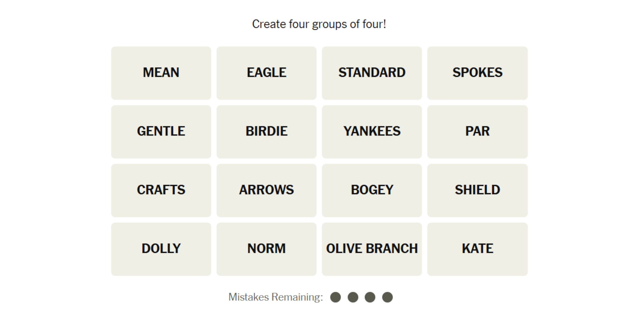 New York Times Connections Hints and Answers for #658 March 30, 2025