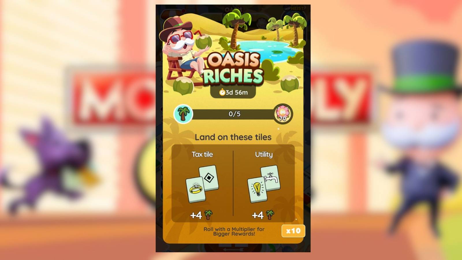 oasis riches monopoly go
