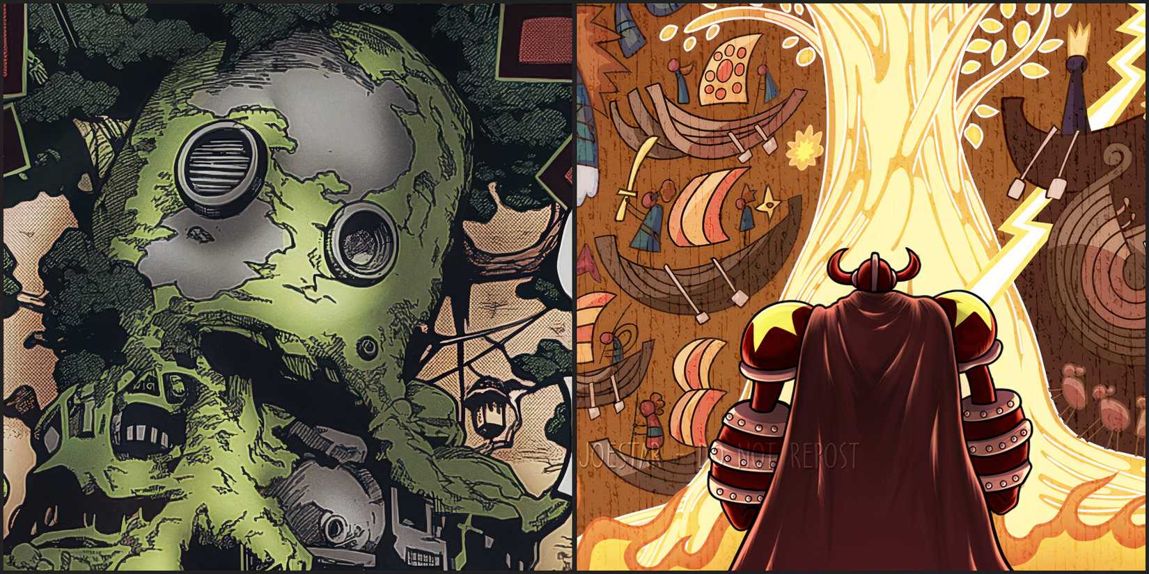 One Piece Iron Giant's first world 3000 years ago (1)