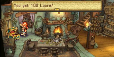 Opening a chest in Legend of Mana (PS1)