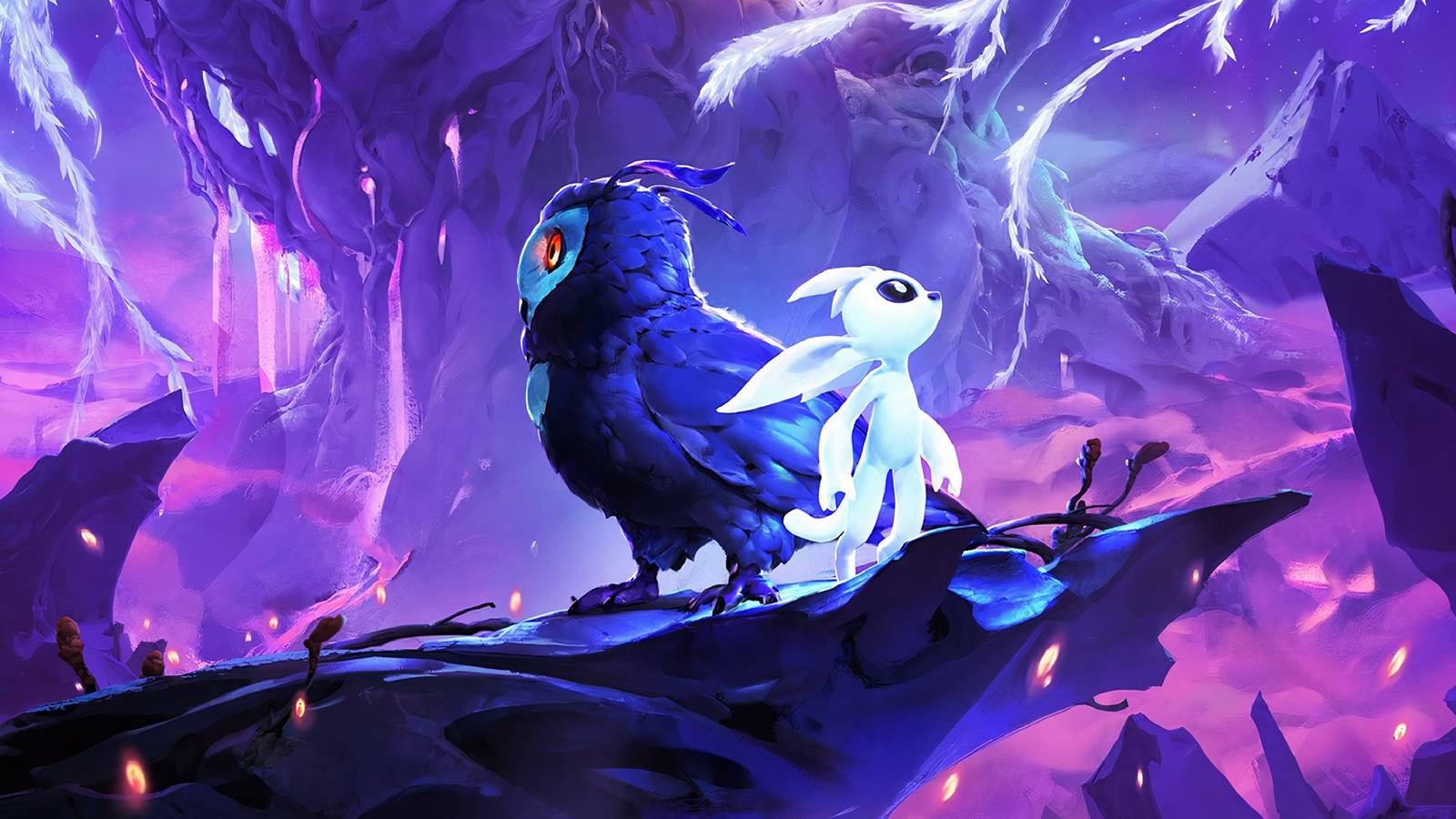 Ori and Ku in Ori And The Will Of The Wisps