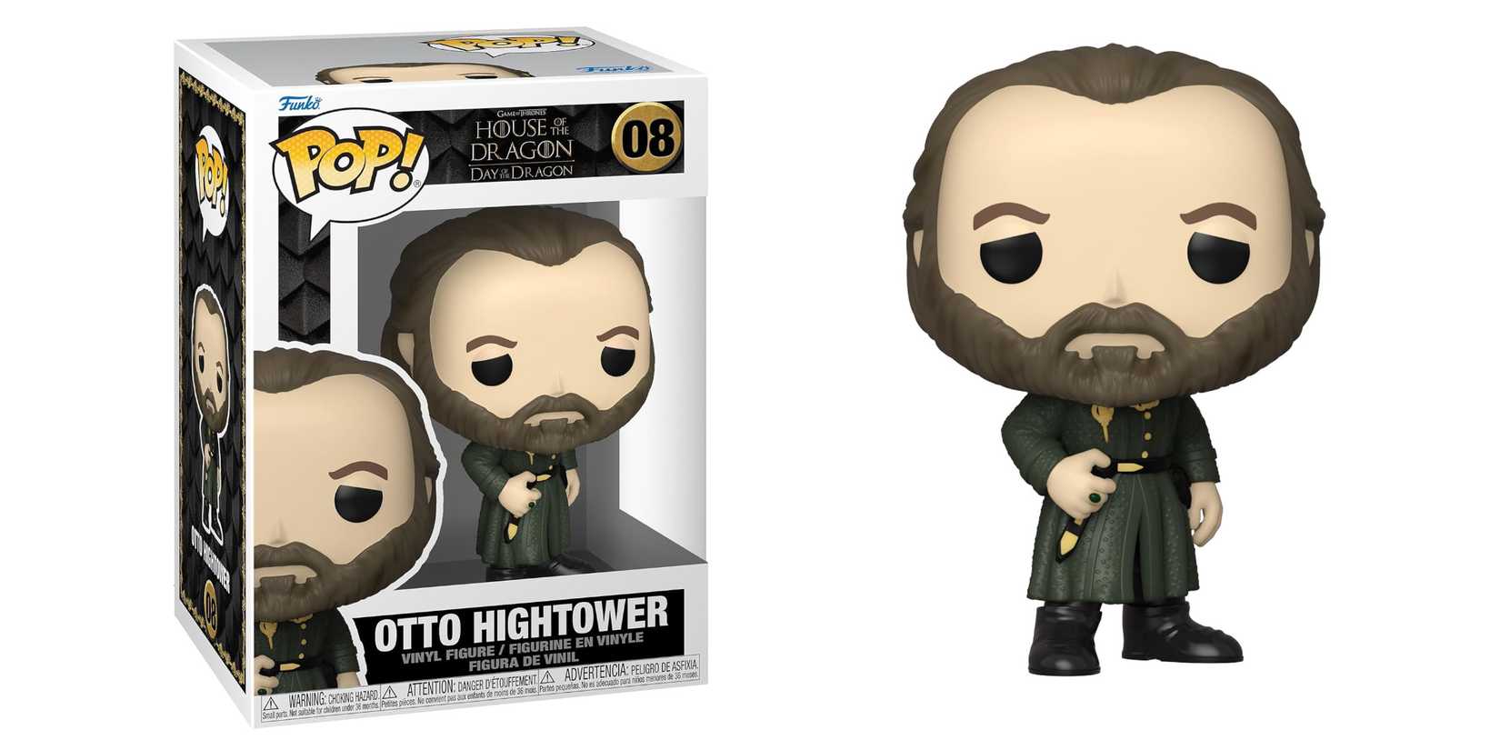 Otto Hightower packaged and unpackaged