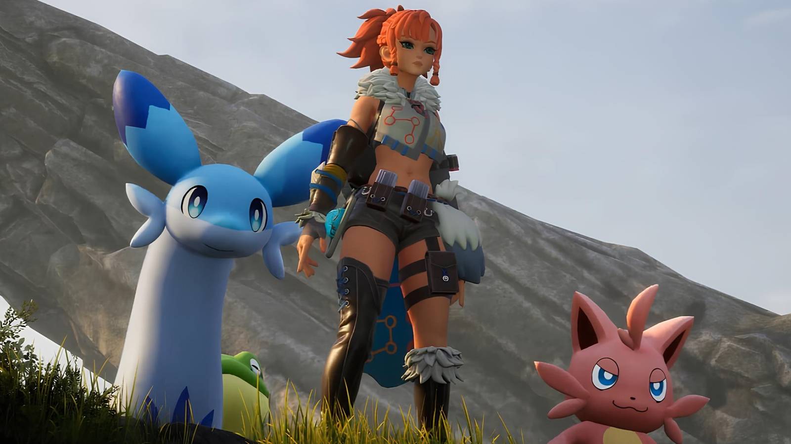 Palworld-player-creates-lake-house