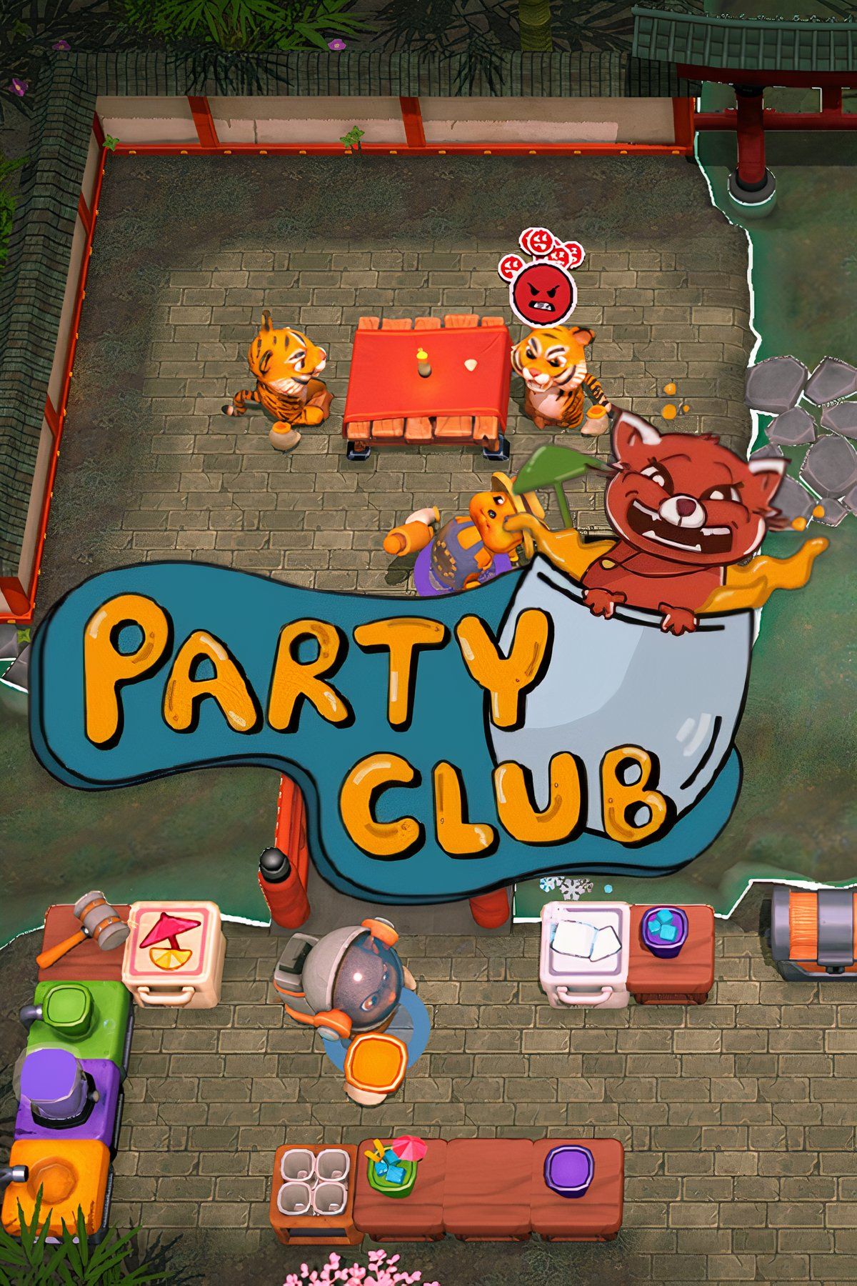 party club tag page cover art custom