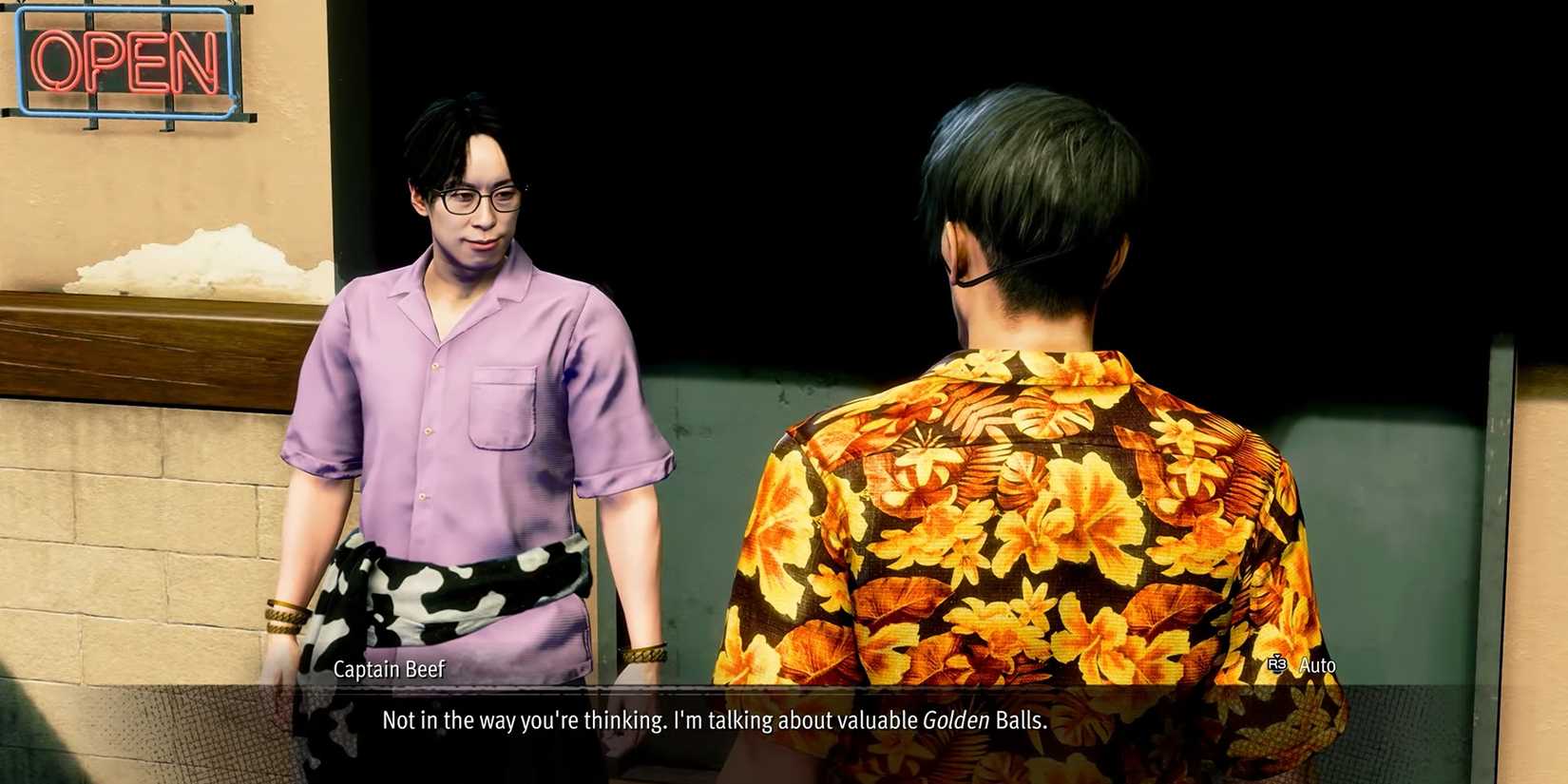 Pirate Yakuza in Hawaii captain beef and majima