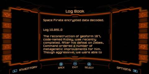 a log discussing the space pirates and meta ridley