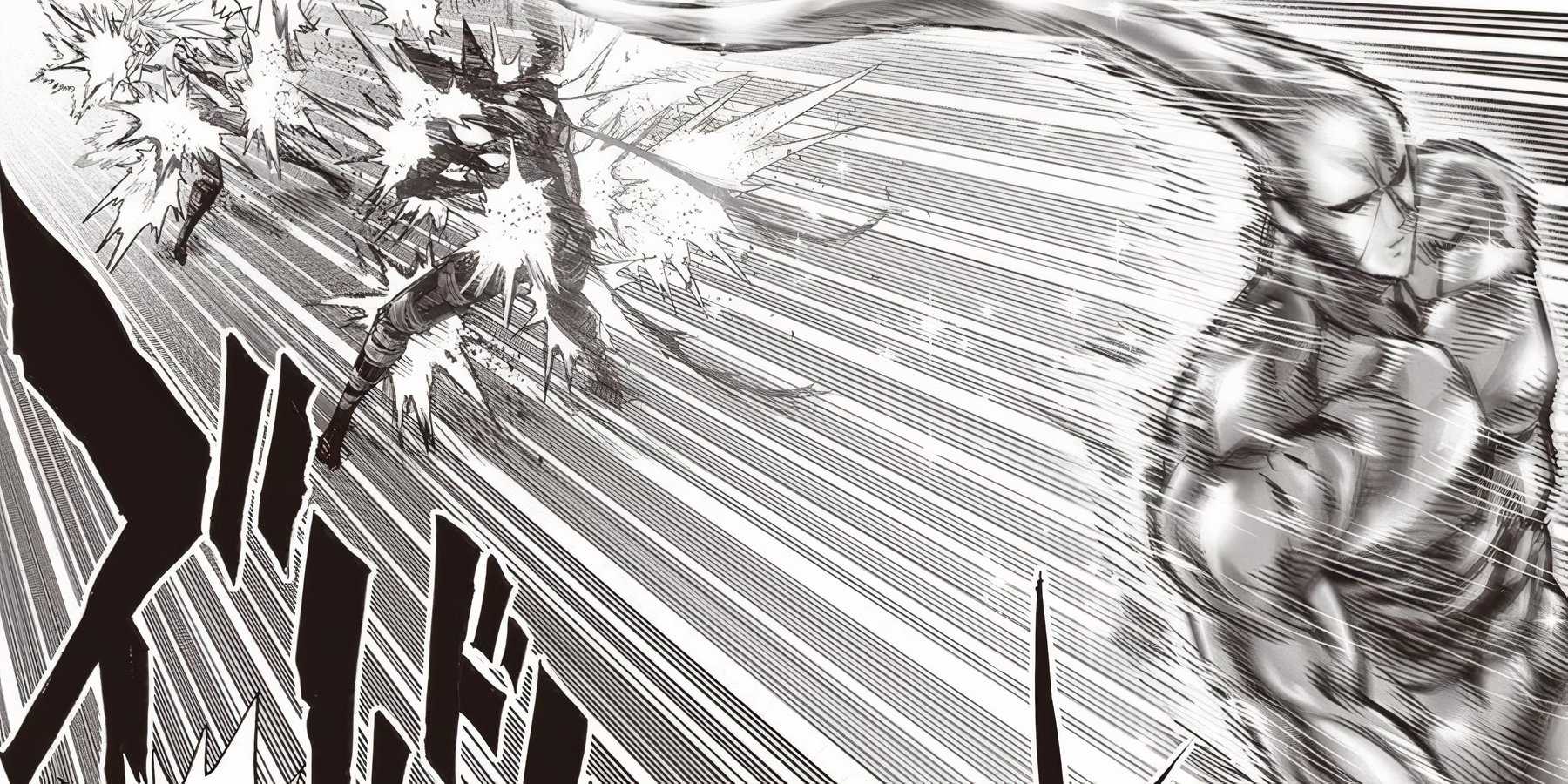Platinum Sperm One-Punch Man Fighting Garou