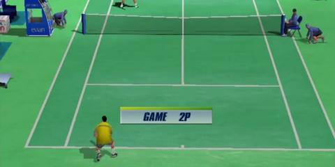 Playing a match of tennis in Virtua Tennis 2