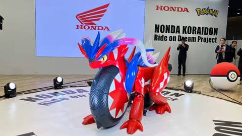 Pokemon Honda Koraidon Bike Display