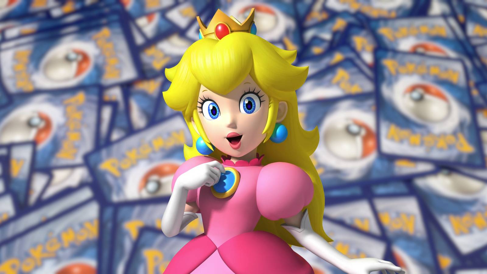 Pokemon Fan Creates Impressive Princess Peach Crossover Card Pokemon Fan Creates Impressive Princess Peach Crossover Card
