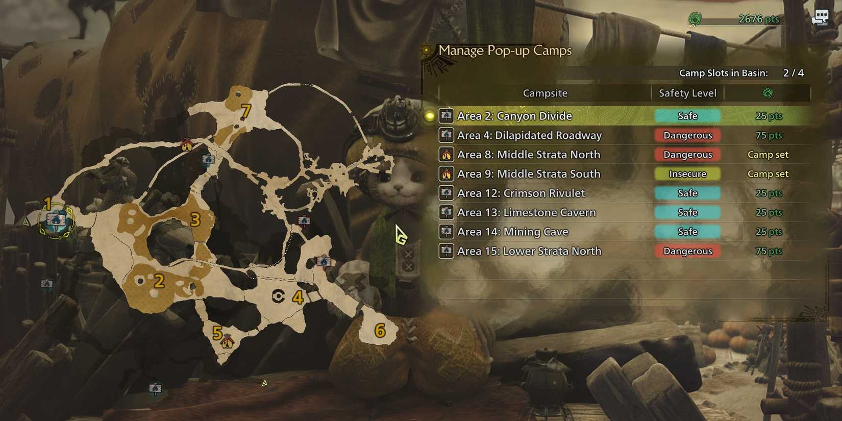 Pop-up Camps in Oilwell Basin- Monster Hunter Wilds