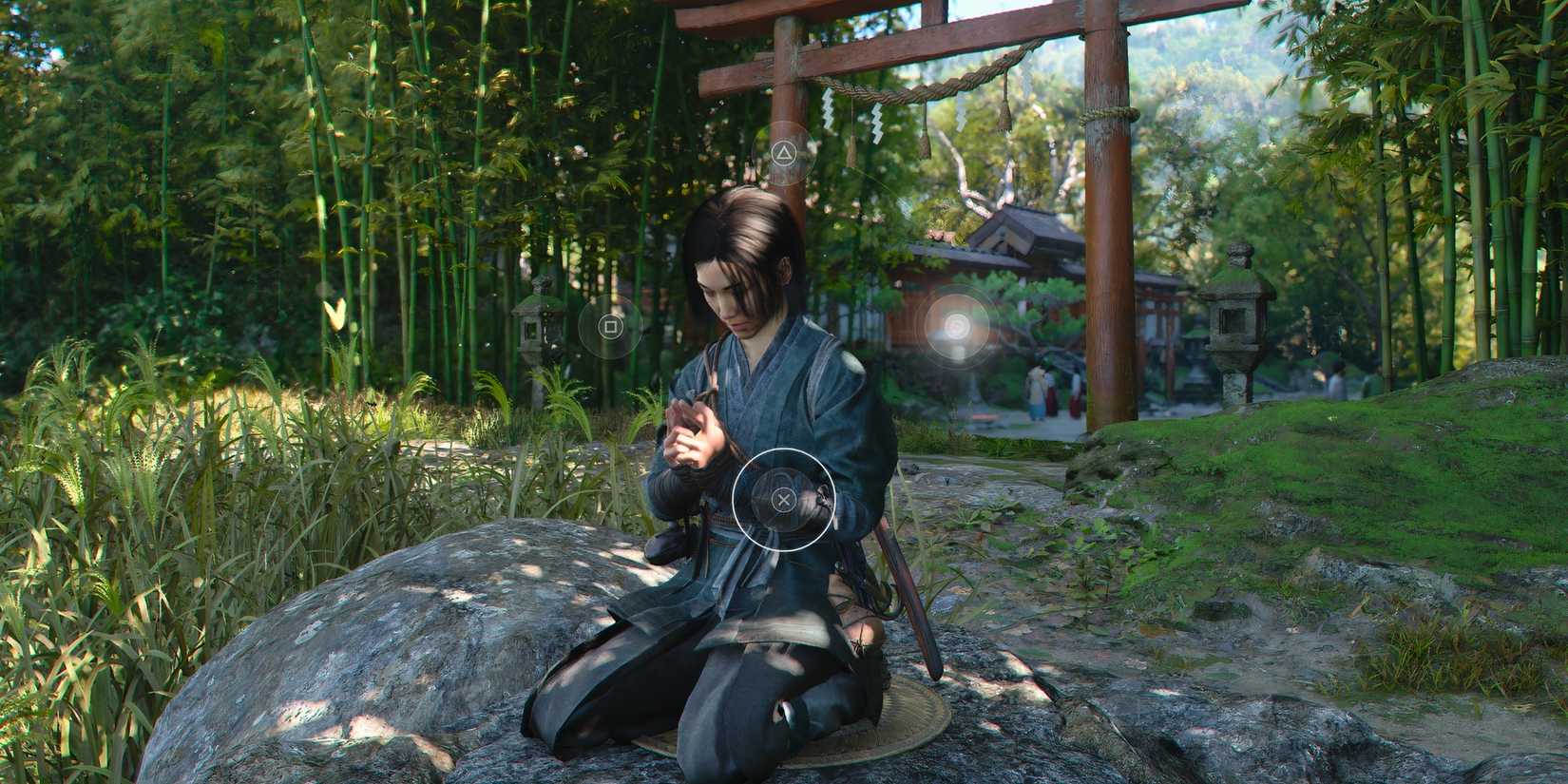 Practicing Kuji-kiri in Assassin's Creed Shadows