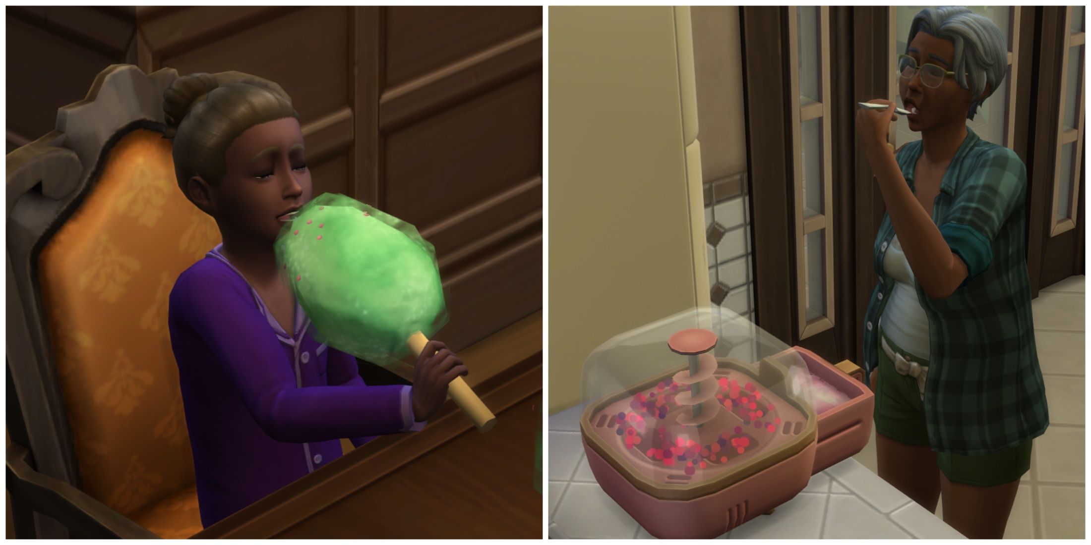 All candy recipes in Sims 4