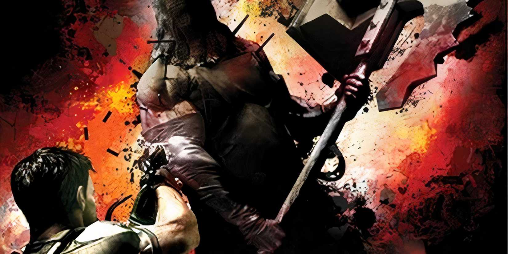 Promo art featuring characters in Resident Evil The Mercenaries 3D