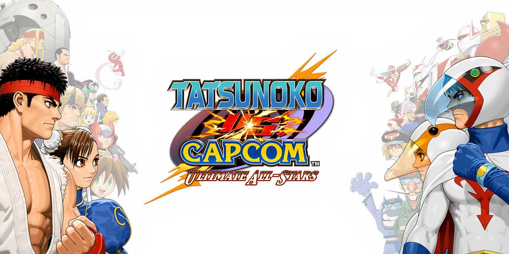 Promo art featuring characters in Tatsunoko vs. Capcom Ultimate All-Stars