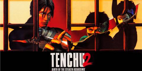 Promo art featuring characters in Tenchu 2 Birth of the Stealth Assassins