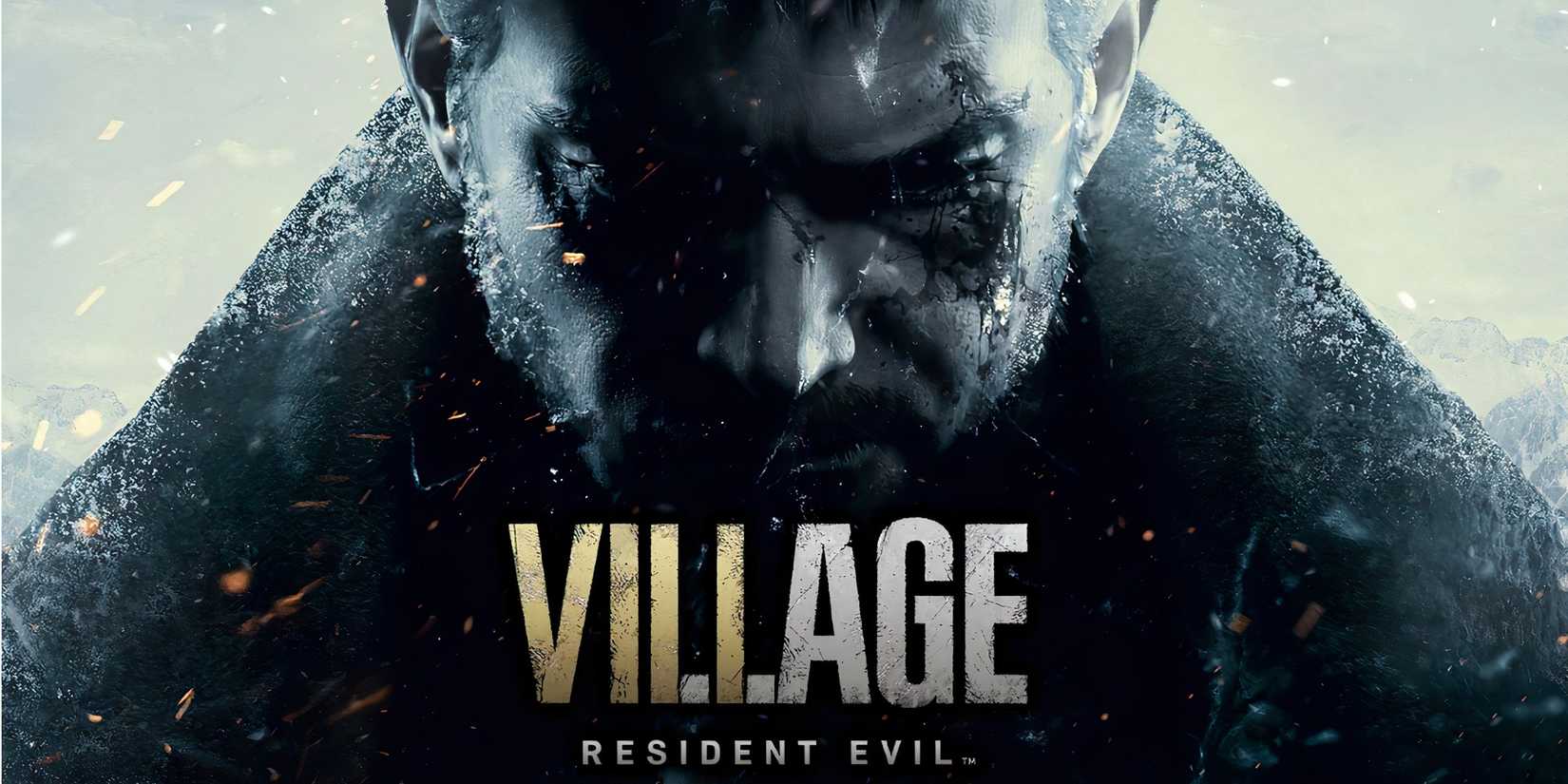 Promo art featuring Chris in Resident Evil Village